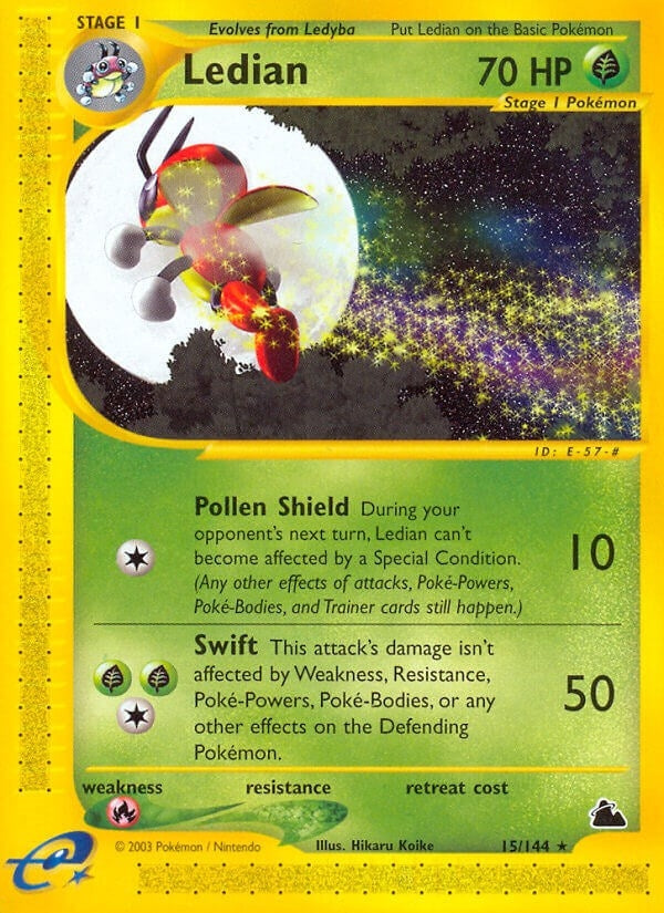 Image for Ledian (15) (015/144) (Skyridge) (SK) - Pokemon