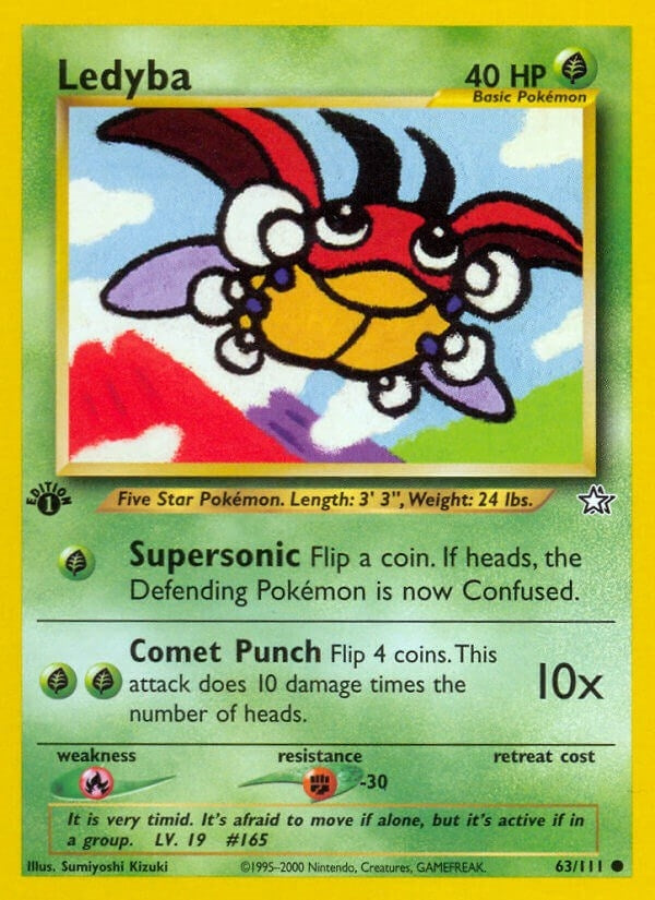 Image for Ledyba (063/111) (Neo Genesis) (N1) - Pokemon