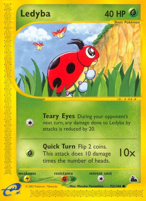 Image for Ledyba (72) (072/144) (Skyridge) (SK) - Pokemon