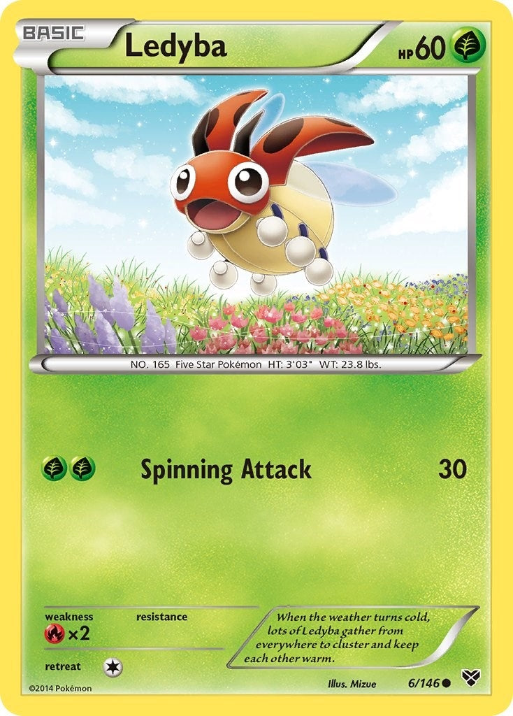 Image for Ledyba (6/146) (XY Base Set) (XY) - Pokemon