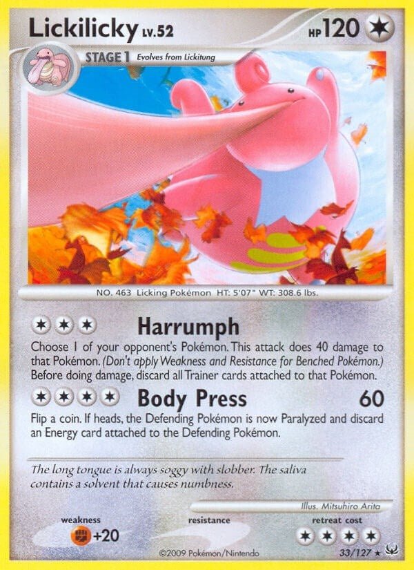 Image for Lickilicky (33/127) (Platinum) (PL) - Pokemon