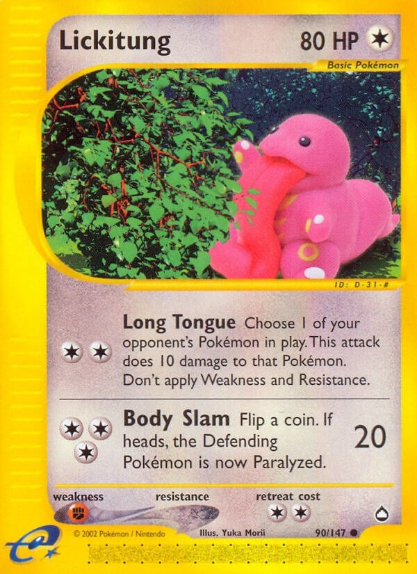 Image for Lickitung (090/147) (Aquapolis) (AQ) - Pokemon