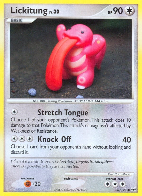 Image for Lickitung (80/127) (Platinum) (PL) - Pokemon