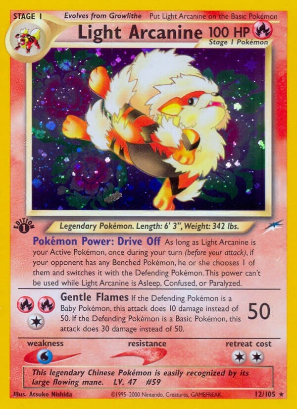 Image for Light Arcanine (012/105) (Neo Destiny) (N4) - Pokemon