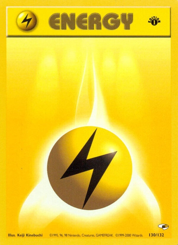 Image for Lightning Energy (130/132) (Gym Heroes) (G1) - Pokemon