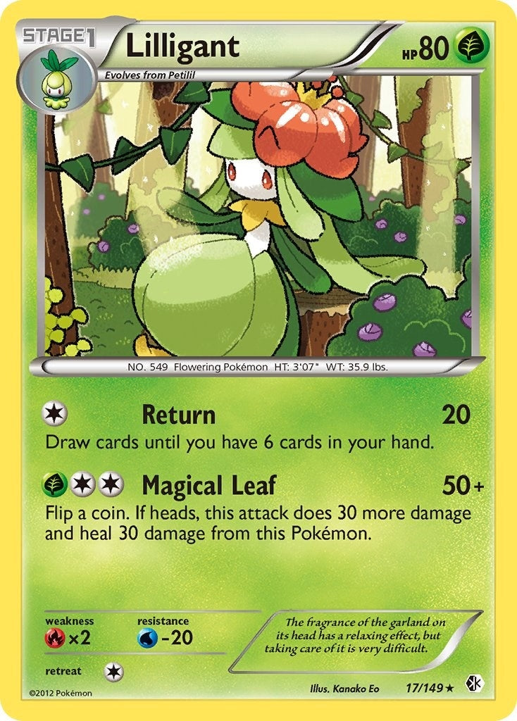 Image for Lilligant (17/149) (Boundaries Crossed) (BCR) - Pokemon
