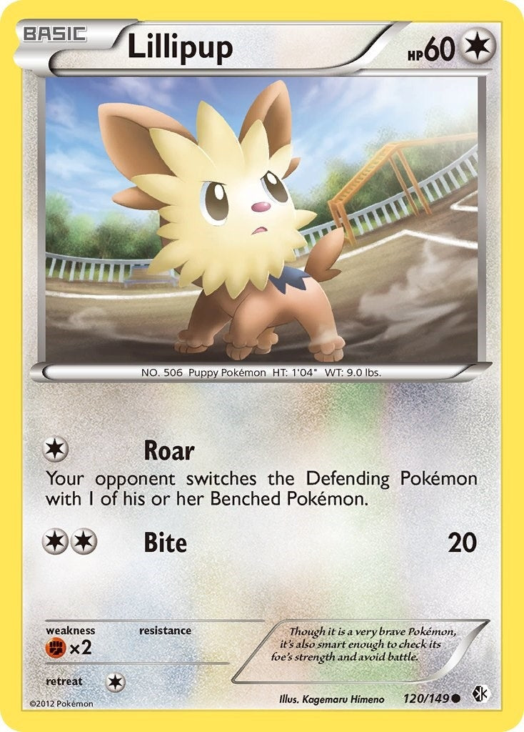 Image for Lillipup (120/149) (Boundaries Crossed) (BCR) - Pokemon
