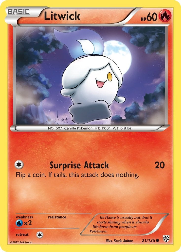 Image for Litwick (21/135) (Plasma Storm) (PLS) - Pokemon
