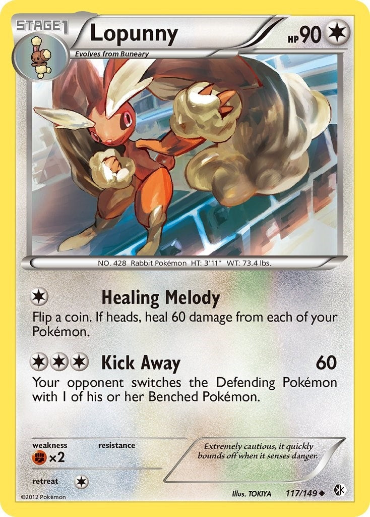 Image for Lopunny (117/149) (Boundaries Crossed) (BCR) - Pokemon