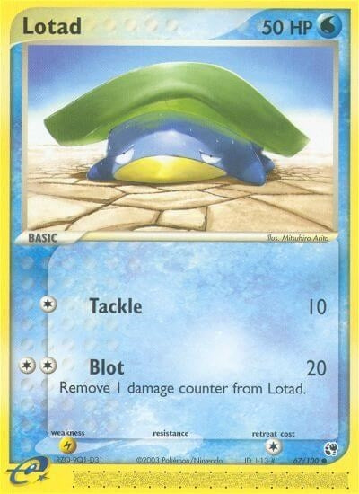 Image for Lotad (67/100) (EX Sandstorm) (SS) - Pokemon
