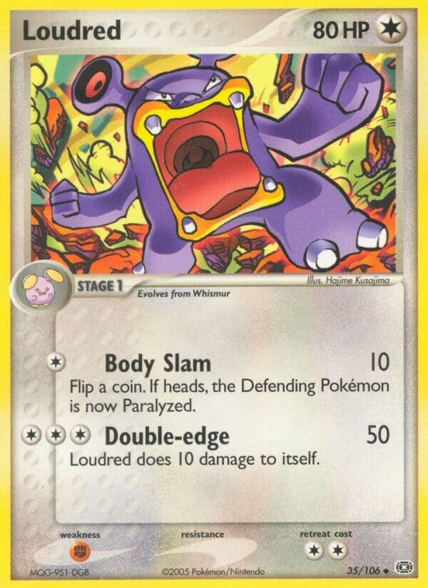 Image for Loudred (35/106) (EX Emerald) (EM) - Pokemon