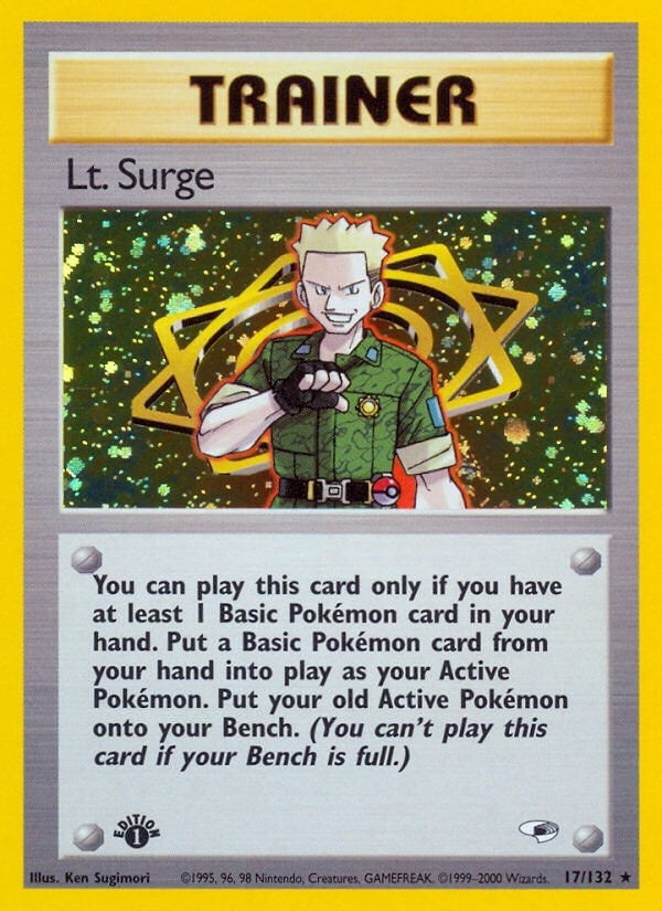 Image for Lt. Surge (17) (017/132) (Gym Heroes) (G1) - Pokemon