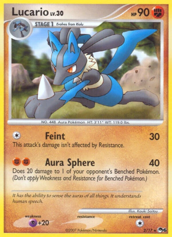 Image for Lucario (002/017) (POP Series 6) (POP) - Pokemon
