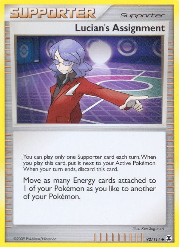 Image for Lucian's Assignment (92/111) (Rising Rivals) (RR) - Pokemon