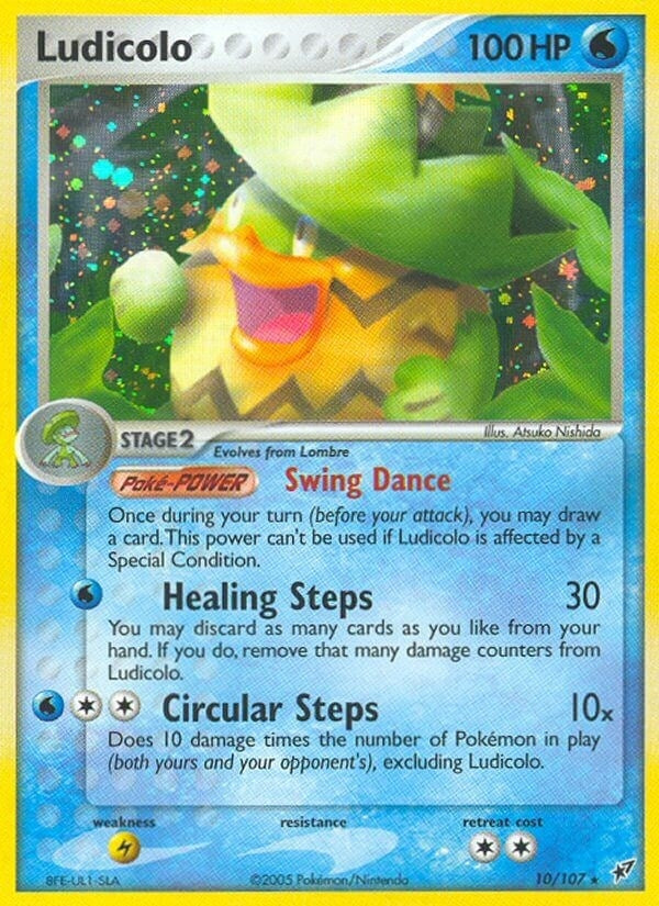 Image for Ludicolo (10/107) (EX Deoxys) (DX) - Pokemon