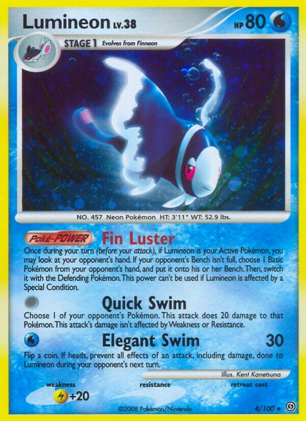 Image for Lumineon (4/100) (Stormfront) (SF) - Pokemon