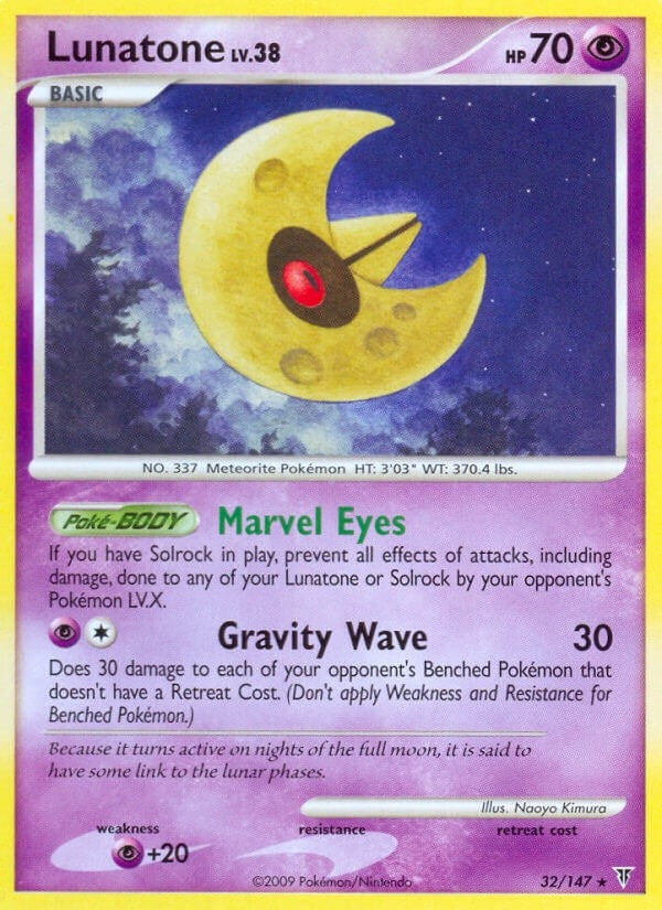 Image for Lunatone (32) (Supreme Victors) (SV) - Pokemon