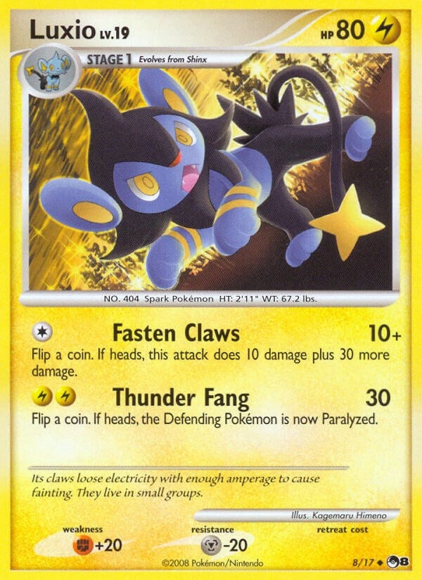 Image for Luxio (008/017) (POP Series 8) (POP) - Pokemon