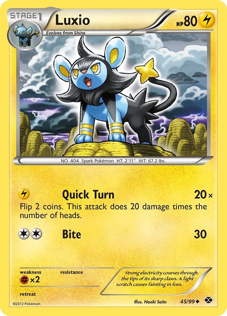 Image for Luxio (45) (45/99) (Next Destinies) (NXD) - Pokemon