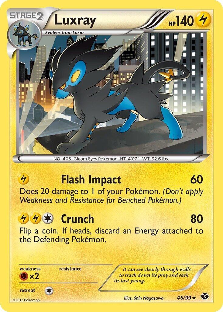 Image for Luxray - 46/99 (Non-Holo) (046/099) (Deck Exclusives) (PR) - Pokemon