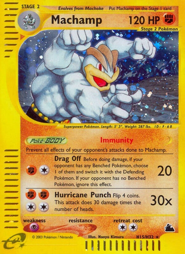 Image for Machamp (H15) (H15/H32) (Skyridge) (SK) - Pokemon