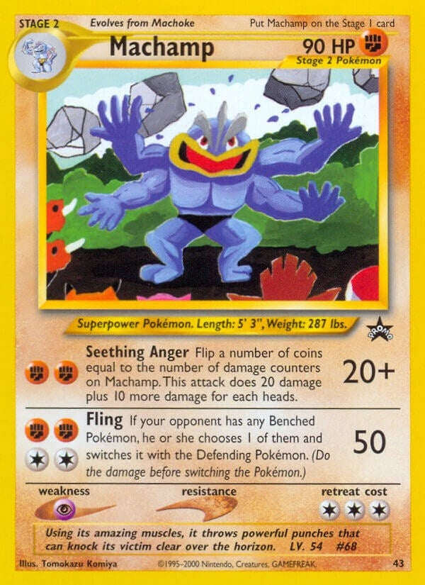 Image for Machamp (43/53) (WoTC Promo) (PR) - Pokemon