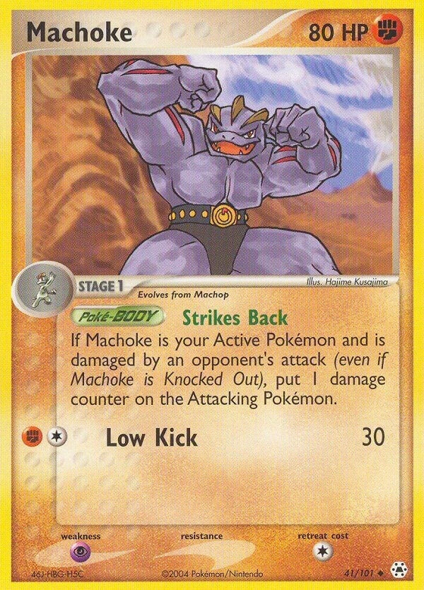Image for Machoke (41/101) (EX Hidden Legends) (HL) - Pokemon