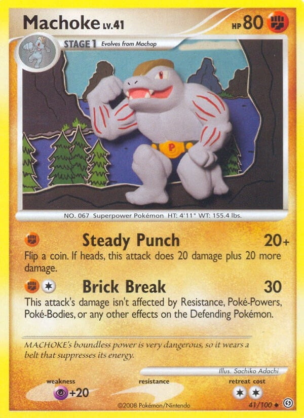 Image for Machoke (41/100) (Stormfront) (SF) - Pokemon