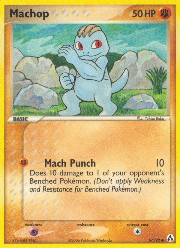 Image for Machop (57/92) (EX Legend Maker) (LM) - Pokemon