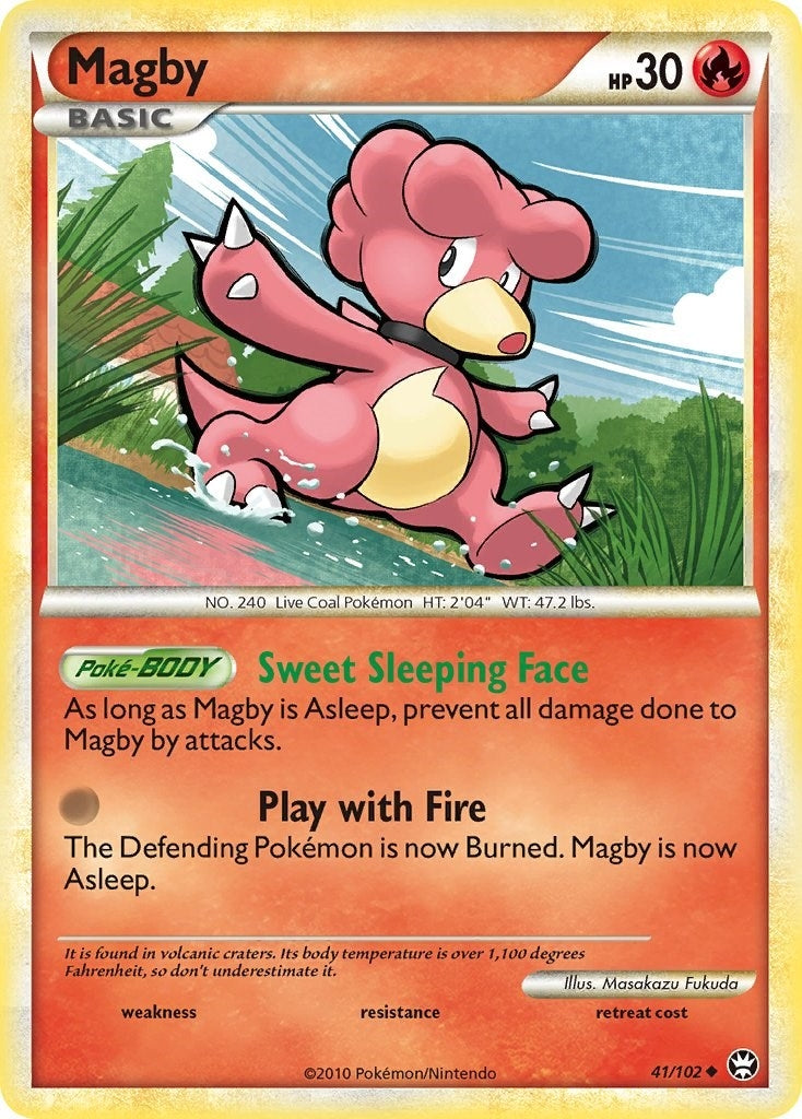 Image for Magby (41/102) (Triumphant) (TM) - Pokemon