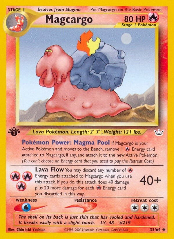 Image for Magcargo (33/64) (Neo Revelation) (N3) - Pokemon