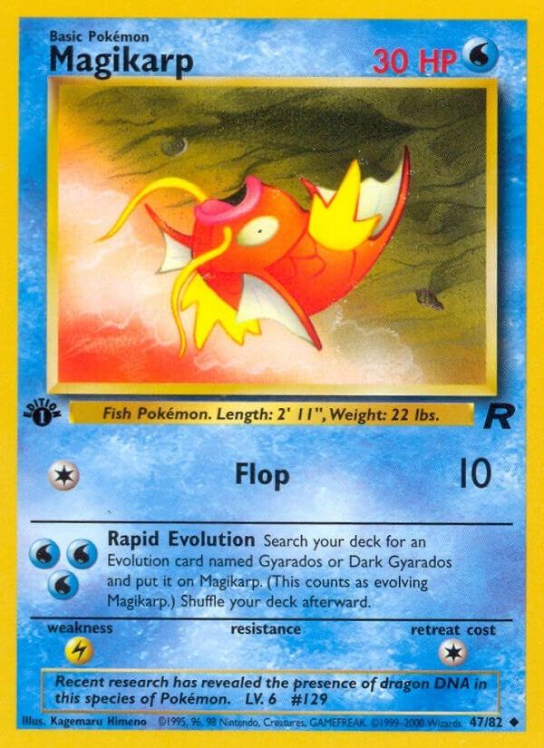 Image for Magikarp (47/82) (Team Rocket) (TR) - Pokemon