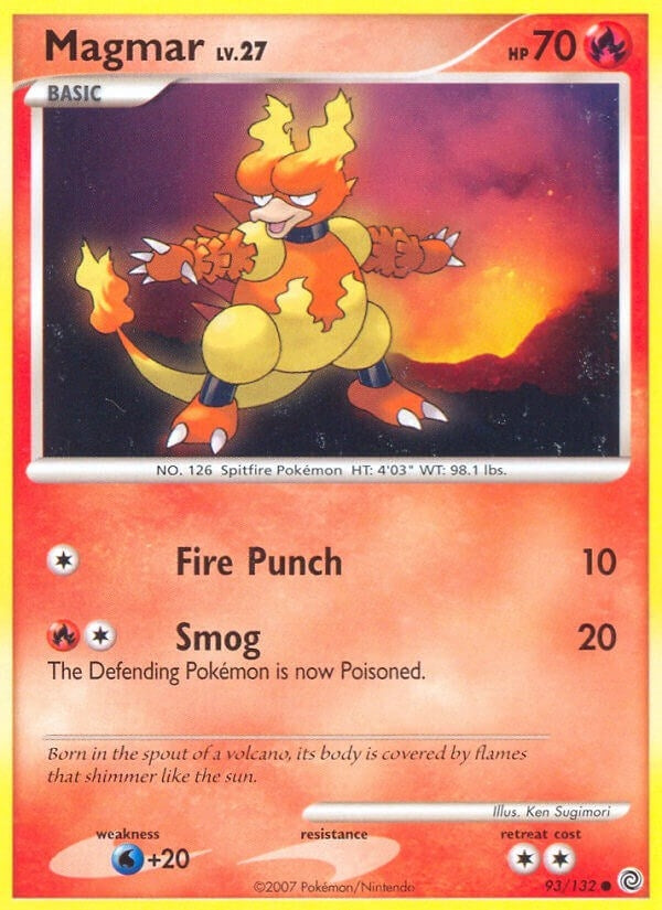 Image for Magmar (93/132) (Secret Wonders) (SW) - Pokemon