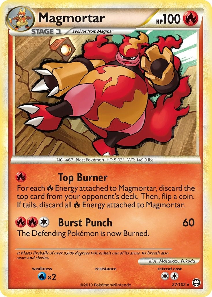 Image for Magmortar (27/102) (Triumphant) (TM) - Pokemon