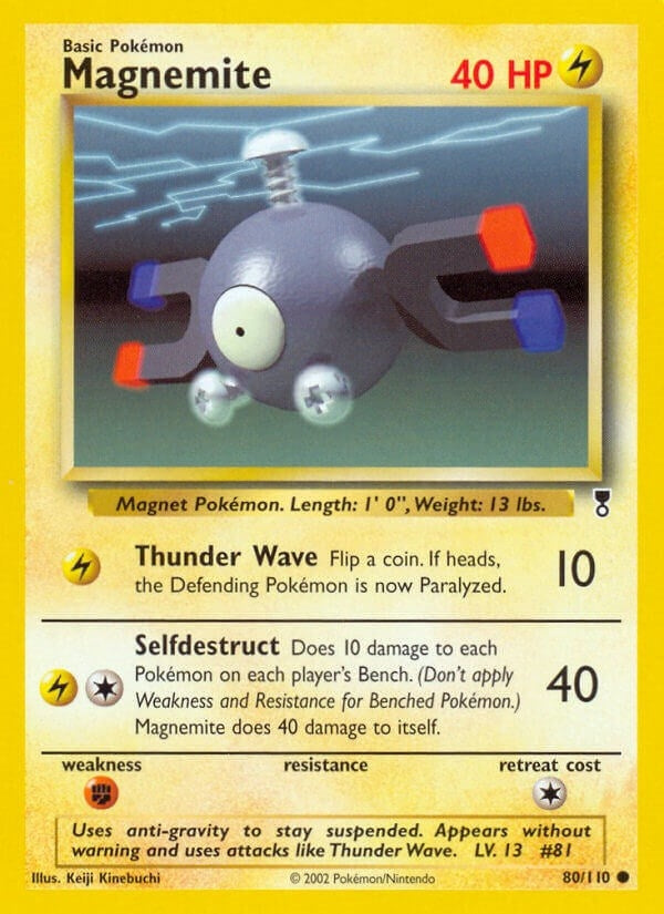 Image for Magnemite (080/110) (Legendary Collection) (LC) - Pokemon