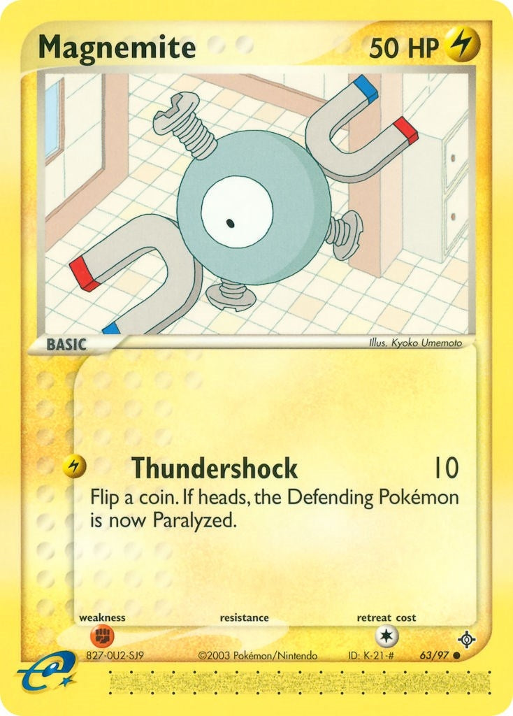 Image for Magnemite (63/97) (EX Dragon) (DR) - Pokemon