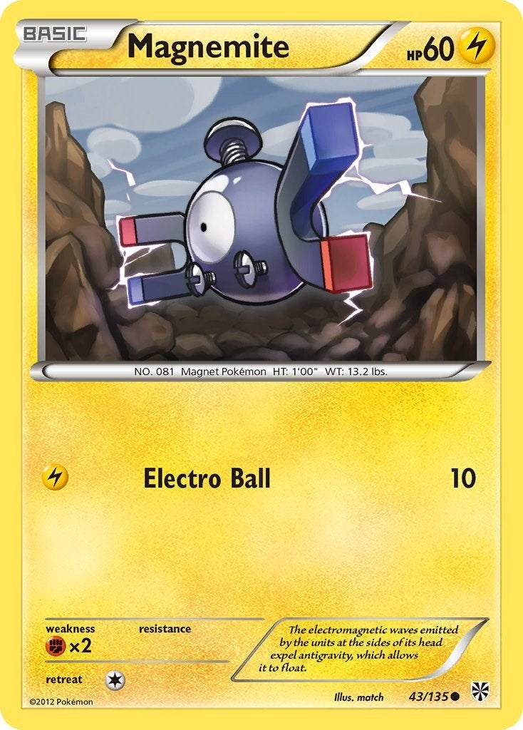 Image for Magnemite (43) (43/135) (Plasma Storm) (PLS) - Pokemon