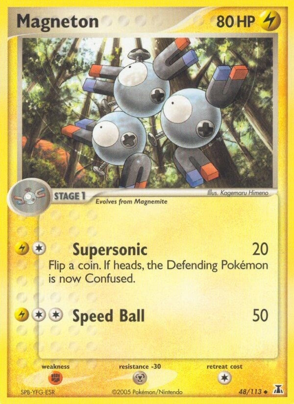 Image for Magneton (48/113) (EX Delta Species) (DS) - Pokemon