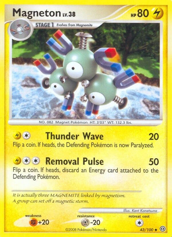 Image for Magneton (43) (43/100) (Stormfront) (SF) - Pokemon