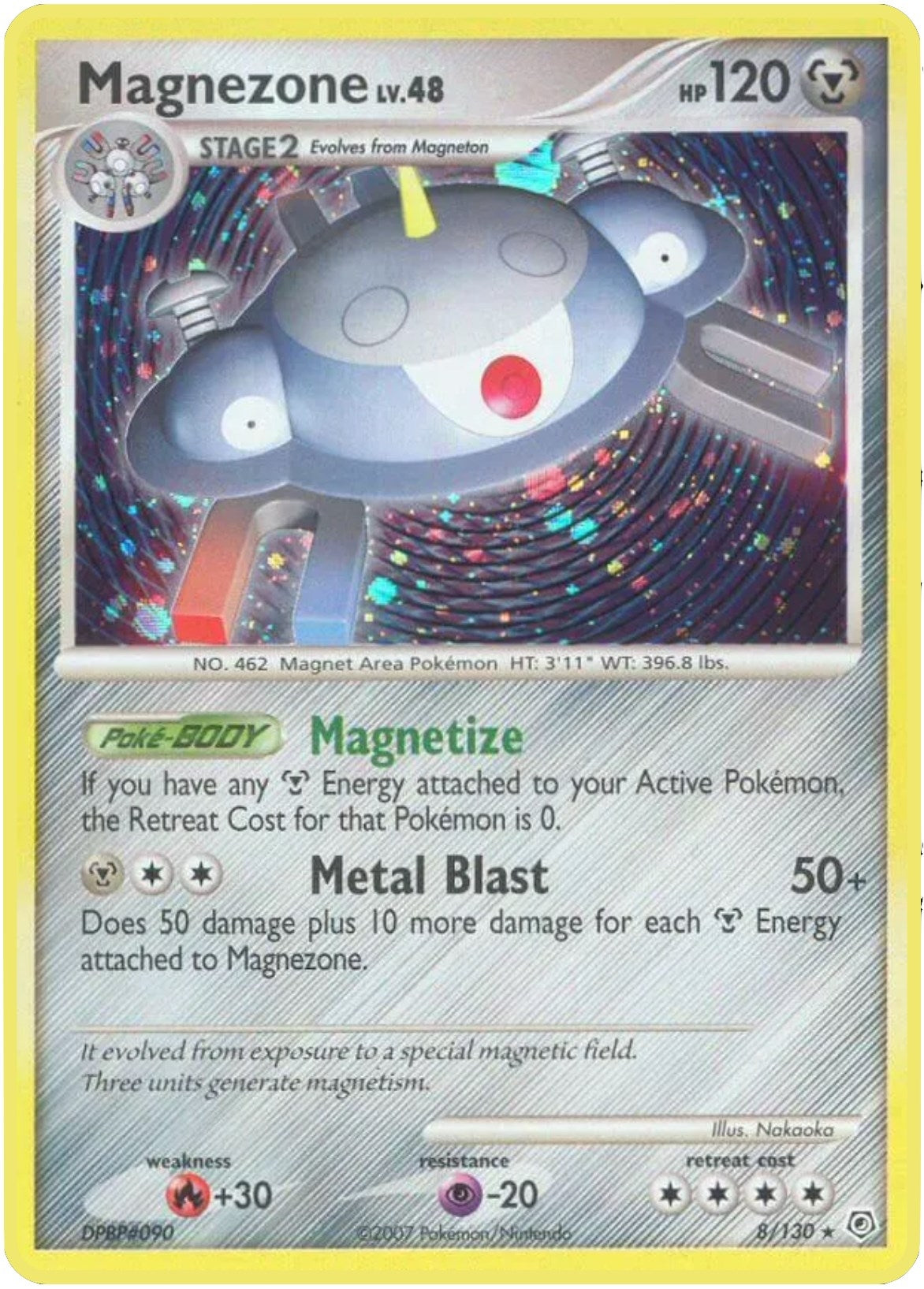 Image for Magnezone (8/130) (Diamond and Pearl) (DP) - Pokemon