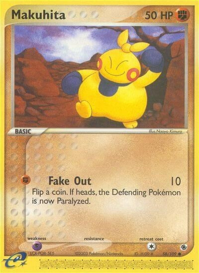 Image for Makuhita (58/109) (EX Ruby and Sapphire) (RS) - Pokemon