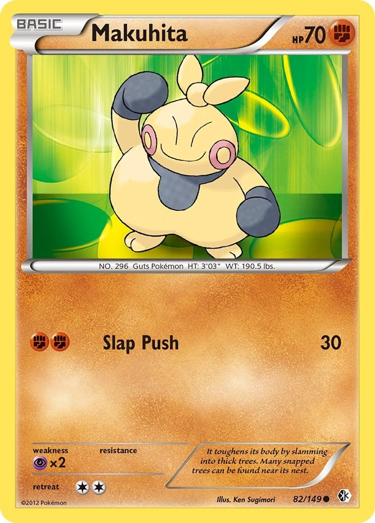 Image for Makuhita (82/149) (Boundaries Crossed) (BCR) - Pokemon