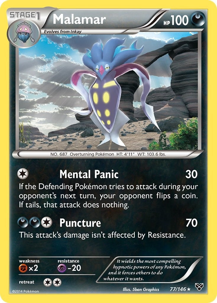 Image for Malamar (77) (77/146) (XY Base Set) (XY) - Pokemon