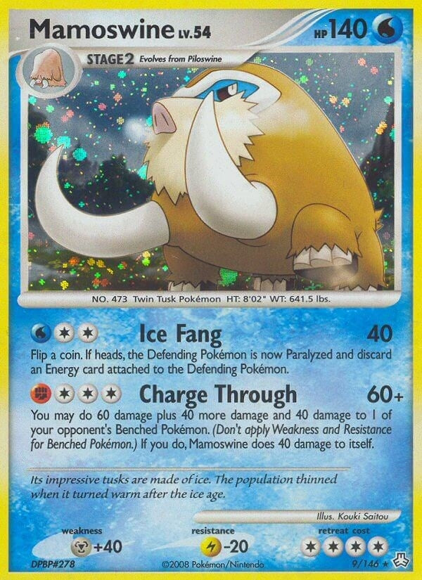 Image for Mamoswine (9/146) (Legends Awakened) (LA) - Pokemon