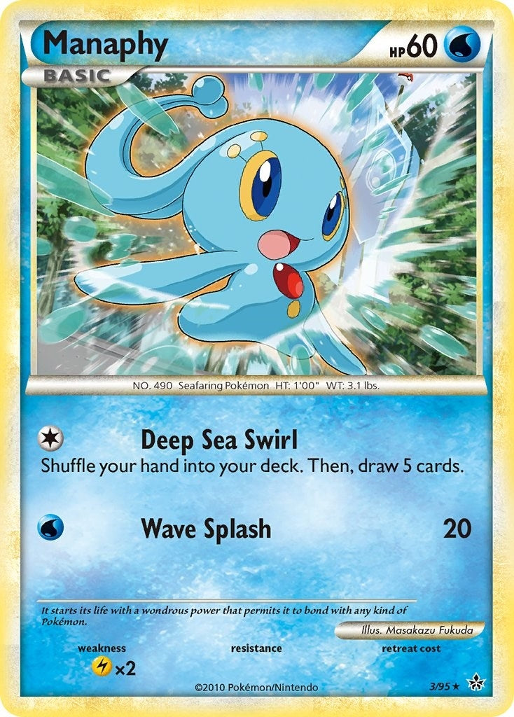 Image for Manaphy (3/95) (Unleashed) (UL) - Pokemon