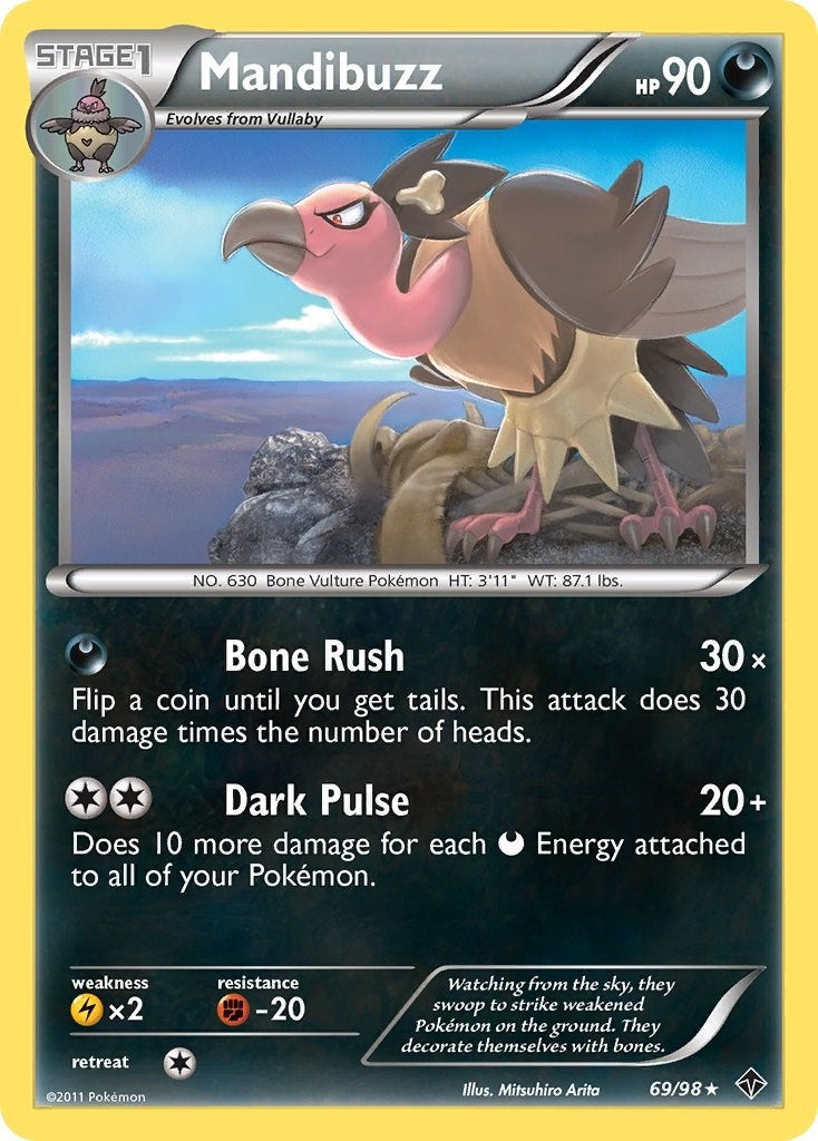 Image for Mandibuzz (69/98) (Emerging Powers) (EPO) - Pokemon