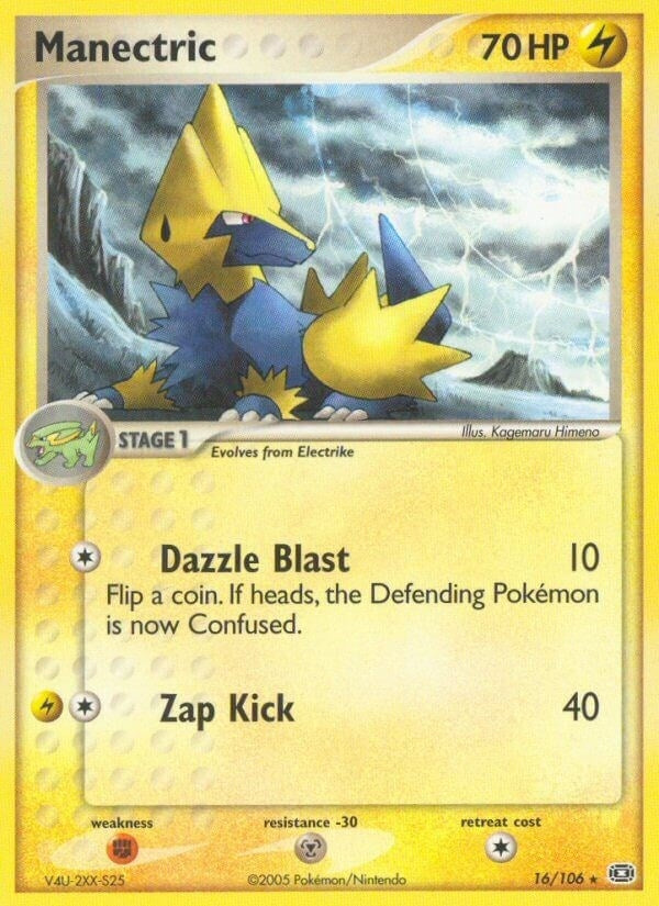 Image for Manectric (16/106) (EX Emerald) (EM) - Pokemon