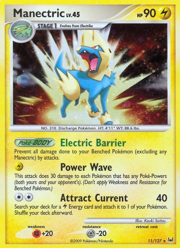 Image for Manectric (11/127) (Platinum) (PL) - Pokemon