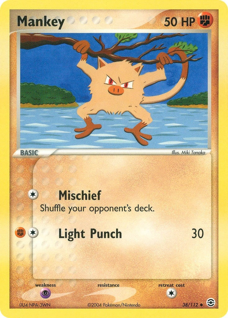 Image for Mankey (38/112) (EX FireRed & LeafGreen) (RG) - Pokemon