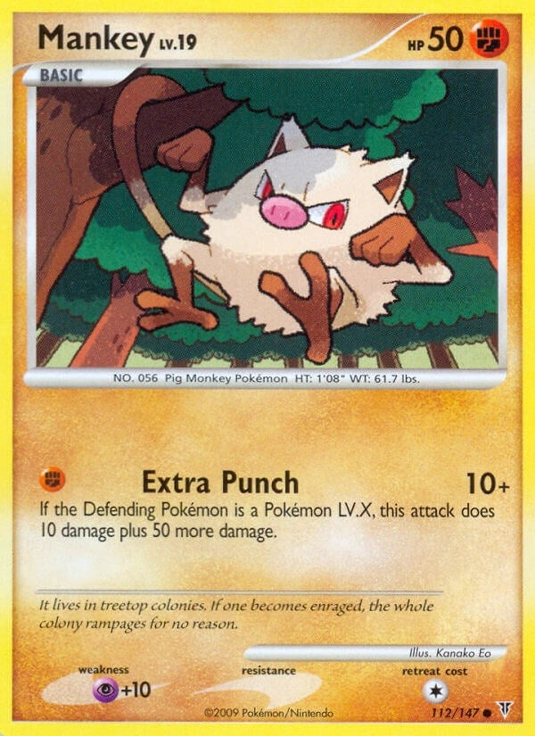 Image for Mankey (112) (Supreme Victors) (SV) - Pokemon